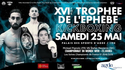 Mickael PIGNOLO vers titre mondial WKN au TROPHEE L EPHEBE