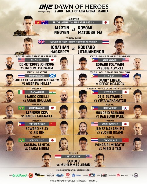 Vidéo RODTANG prend ceinture ONE à Jonathan HAGGERTY