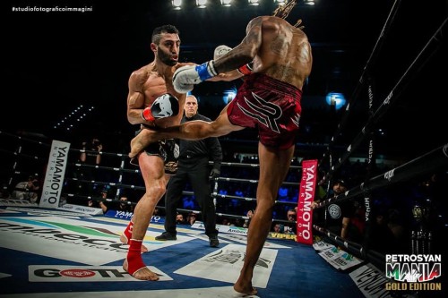 Vidéo Giorgio PETROSYAN conserve sa ceinture ISKA face à Gaëtan DAMBO