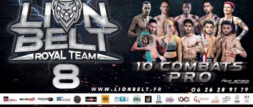 LION BELT fight card complète