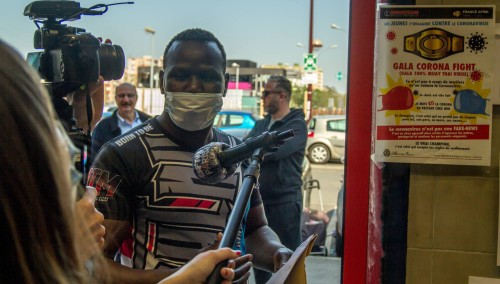 Vidéo BFMTV Covid 19 - Moussa KONATE Tarek BENMANSOUR et Amadou KEBE mobilisent