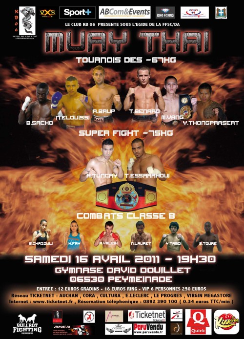 Tournoi de Muaythai -67 kg