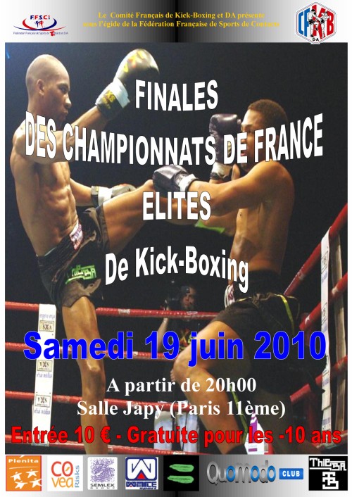 Finales du Championnat de France Elites de Kick-Boxing