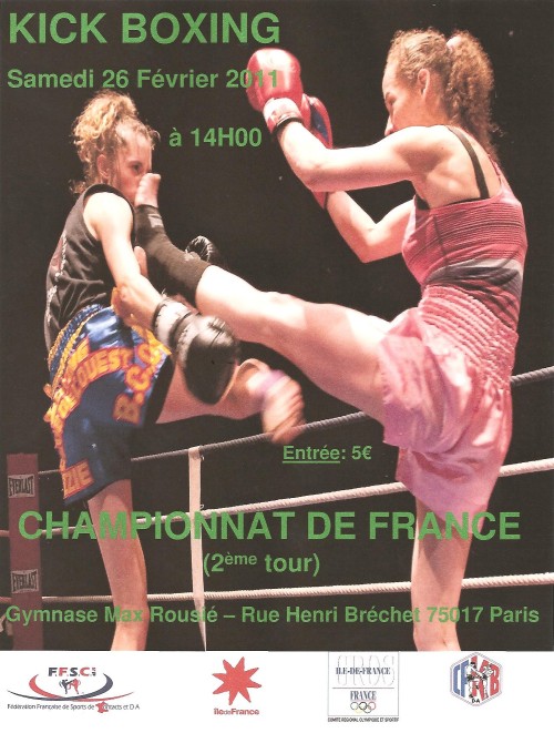 Championnat de France de Kick Boxing (2ème tour)
