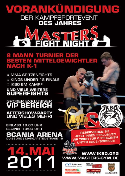 Masters Fight Night, 8mann turnier