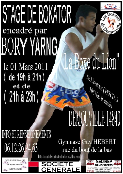 Stage de Bokator avec Bory YARNG