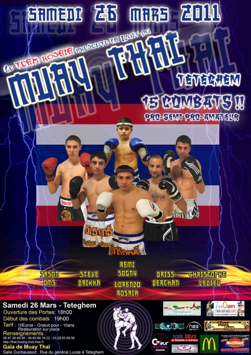 La nuit du Muay Thai