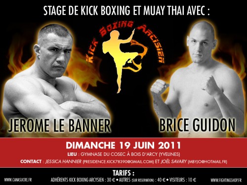 Stage avec Jérome LEBANNER et Brice GUIDON