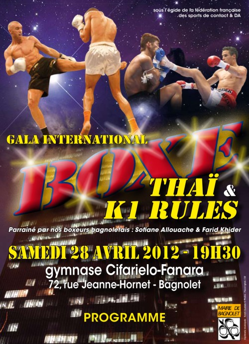Gala international de Boxe Thai & K1 Rules