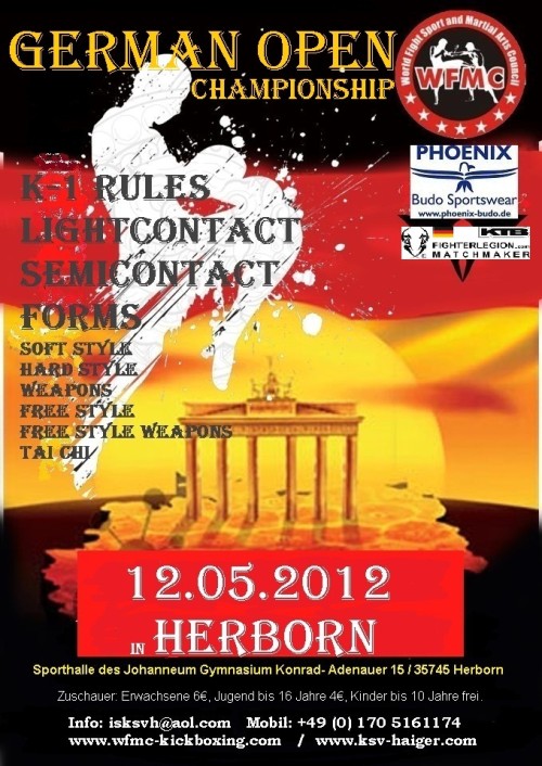 German Open Championship K1 Rules 2012