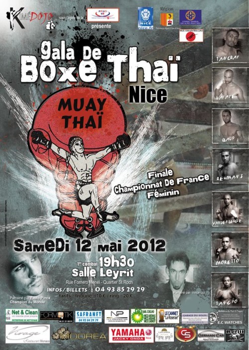 Gala international de muay thai à Nice