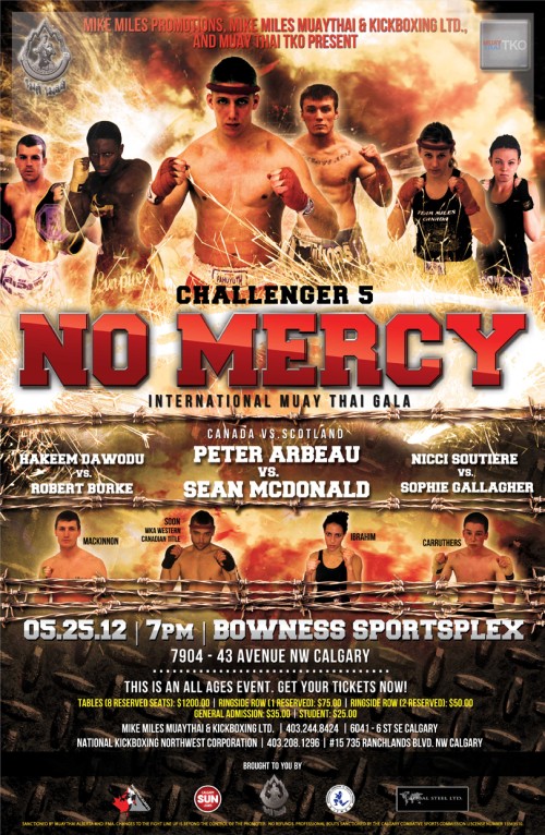 Challenger 5: "No Mercy"