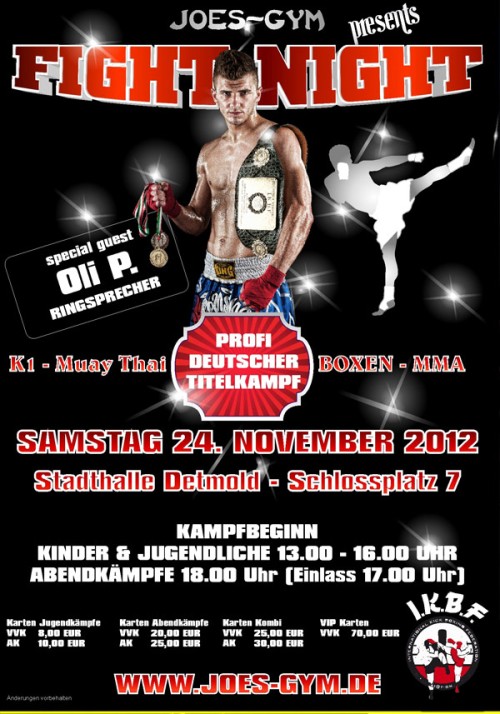 Fight Night: Profi Deutscher Titelkampf