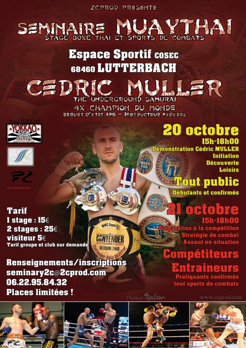 Séminaire Muay Thai avec Cédric Muller