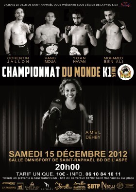 Championnat du Monde K1 rules