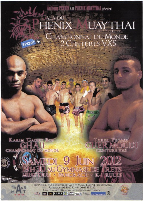 Gala du phenix Muaythai 4ème édition