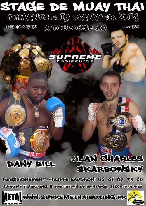 Stage de muaythai avec JC Skarbowsky et Dany Bill