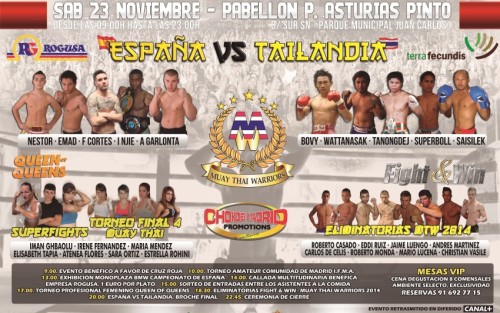 Muay Thai Warriors - España vs Tailandia