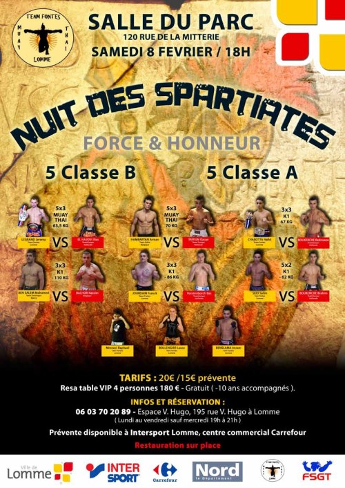 Nuit des Spartiates