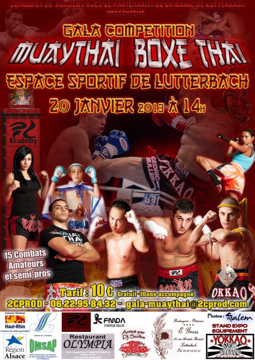 Gala de Muay Thai à Lutterbach