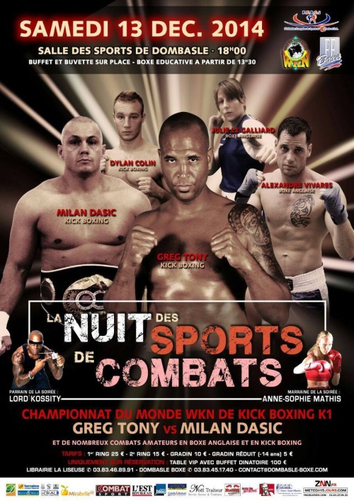 La Nuit des Sports de Combats