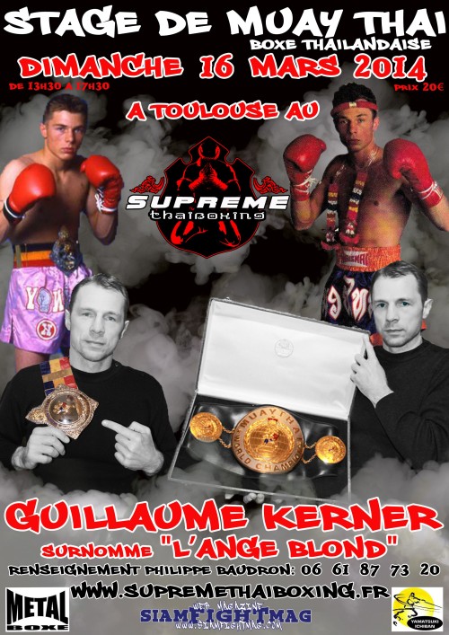 Stage de muaythai avec Guillaume Kerner