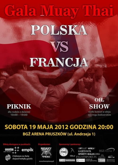 Gala Muay Thai - Polska vs Francja