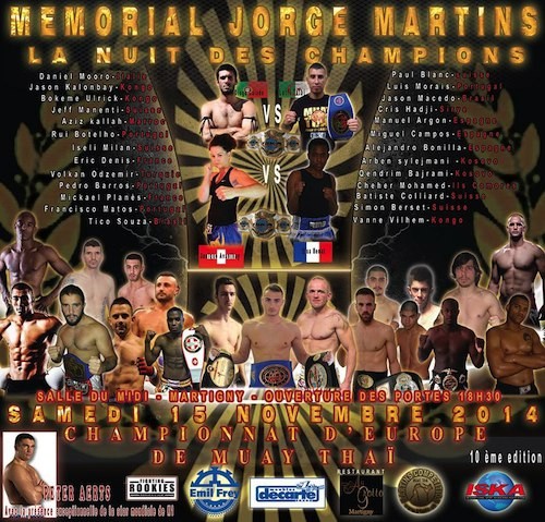 Memorial Jorge Martins - La Nuit des Champions