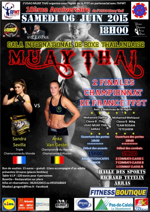 10eme Anniversaire de l'USAO Muaythai