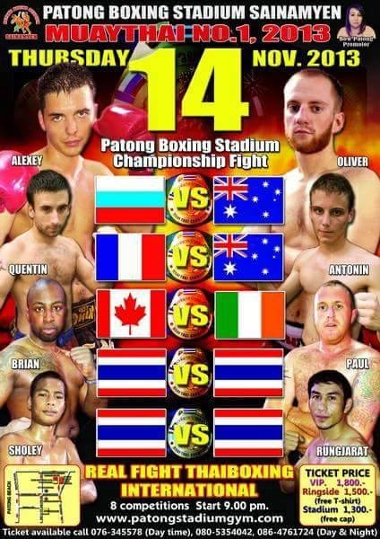 Patong Boxing Stadium Championship Fight