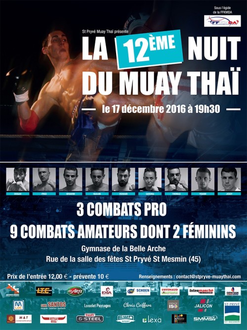 La 12ème Nuit du Muay Thai