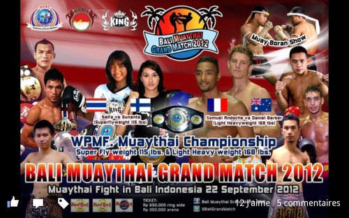 Bali Muaythai Grand Match 2012