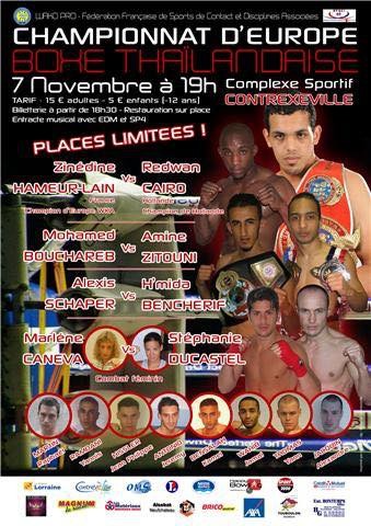 Championnat d'Europe Boxe Thaïlandaise