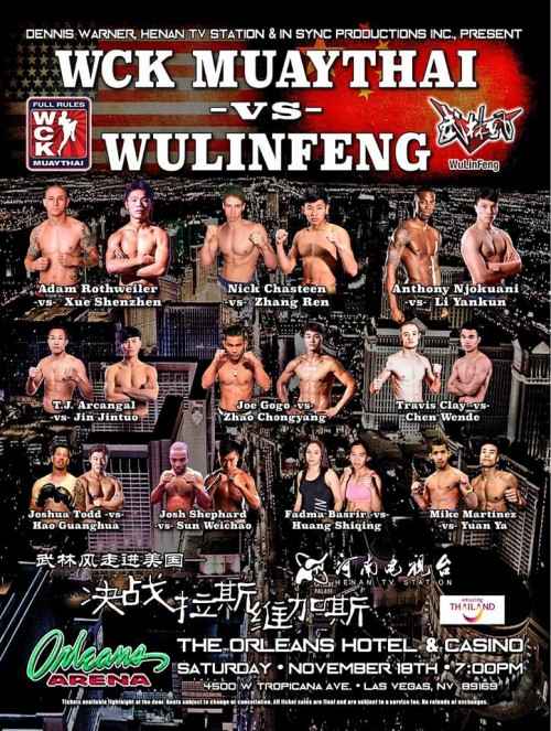 WCK Muaythai vs Wu Lin Feng