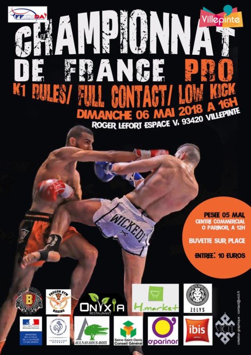 Championnat De France Pro K1 Rules / Full Contact / Low Kick