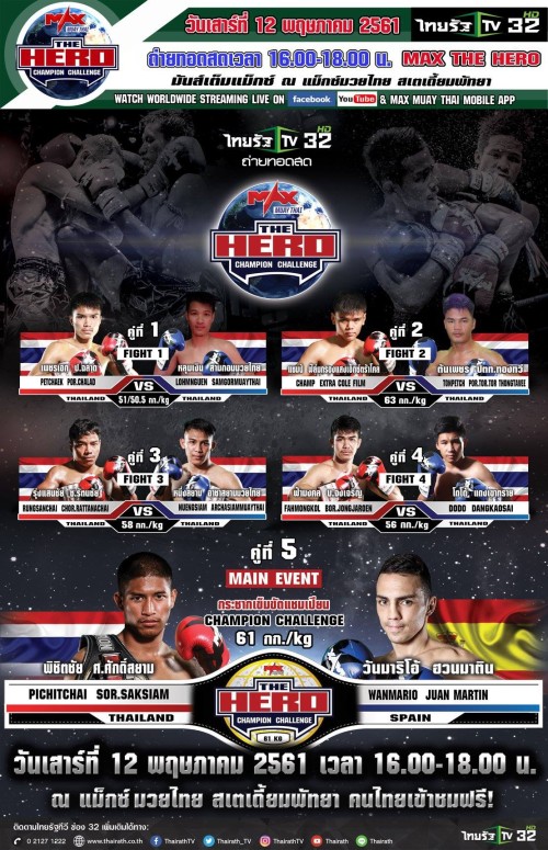 Max Muay Thai - The Hero Champion Challenge
