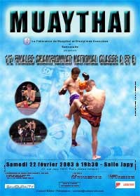 1/2 Finales Championnat National de Muay Thai