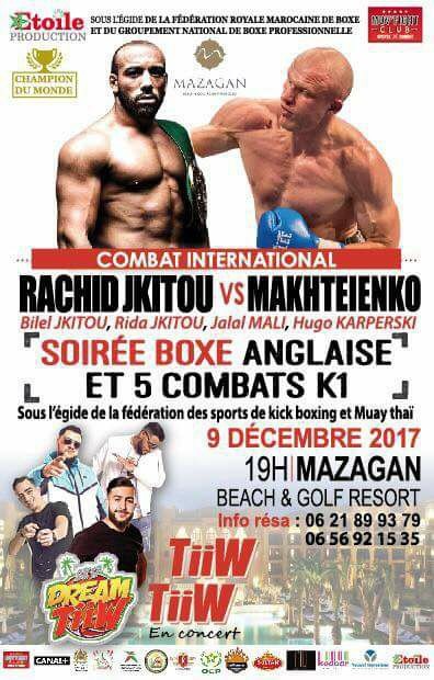 Soirée Boxe Anglaise et 5 Combats en K1