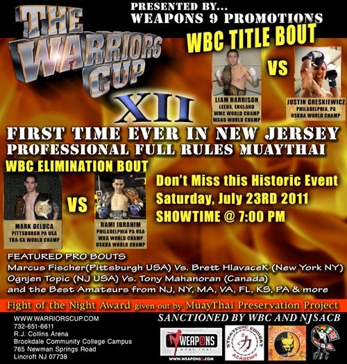 The Warriors Cup XII
