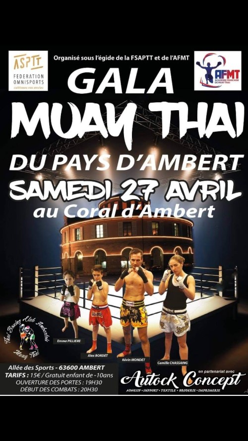 Gala Muay Thai du Pays d'Ambert