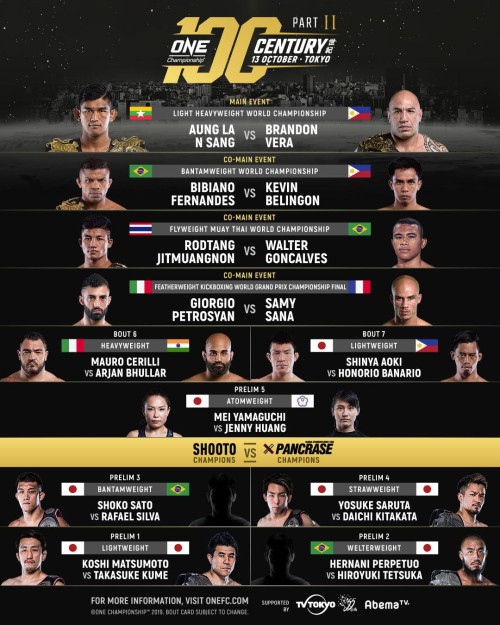 One Championship Century Part II
