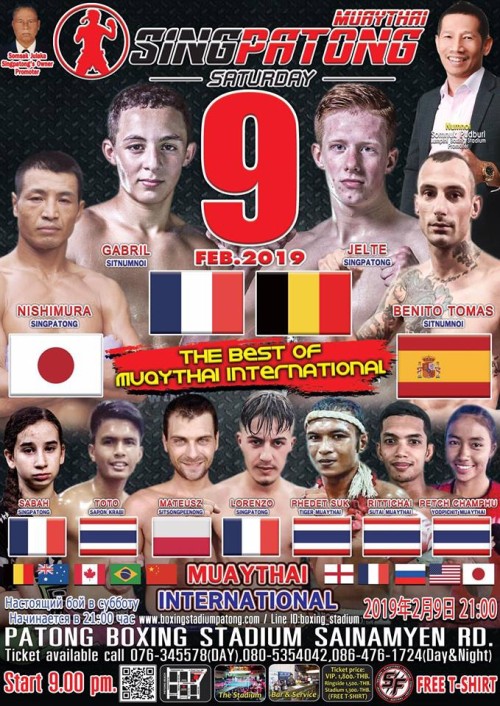 Muaythai Singpatong Saturday