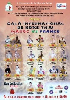 Gala International De Boxe Thai - France vs Maroc