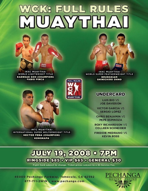 WCK : Full Rules Muay Thai