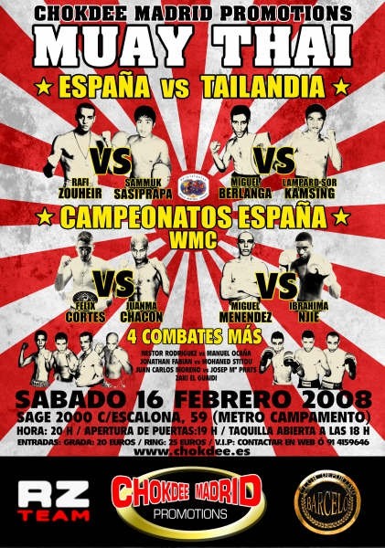 Muay Thai - España vs Tailandia