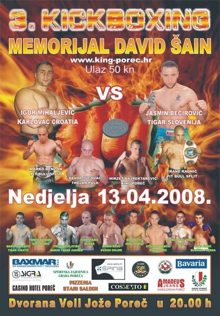 3. Kickboxing memorijal David Šain