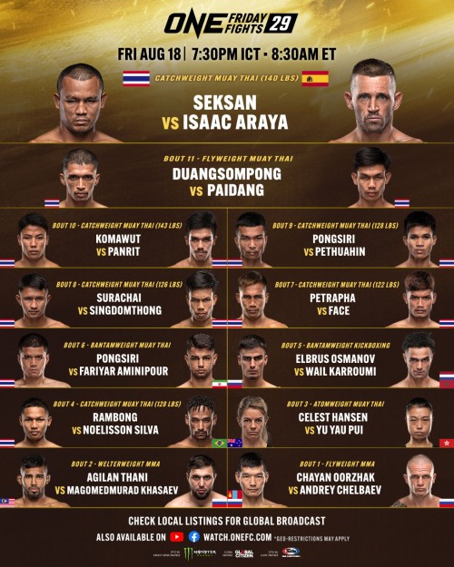 One Friday Fights 29