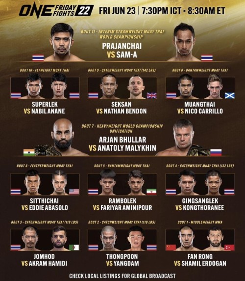 One Friday Fights 22