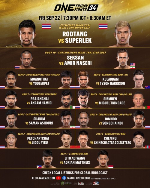 One Friday Fights 34