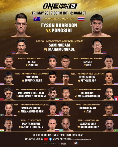 One Friday Fights 18